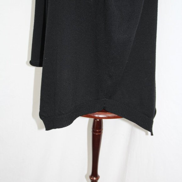 EILEEN FISHER Women's 100% Merino Wool Asymmetrical Tunic Sweater Lightweight M - Picture 5 of 11